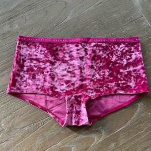 NWT Victoria’s Secret Velvet Boy shorts